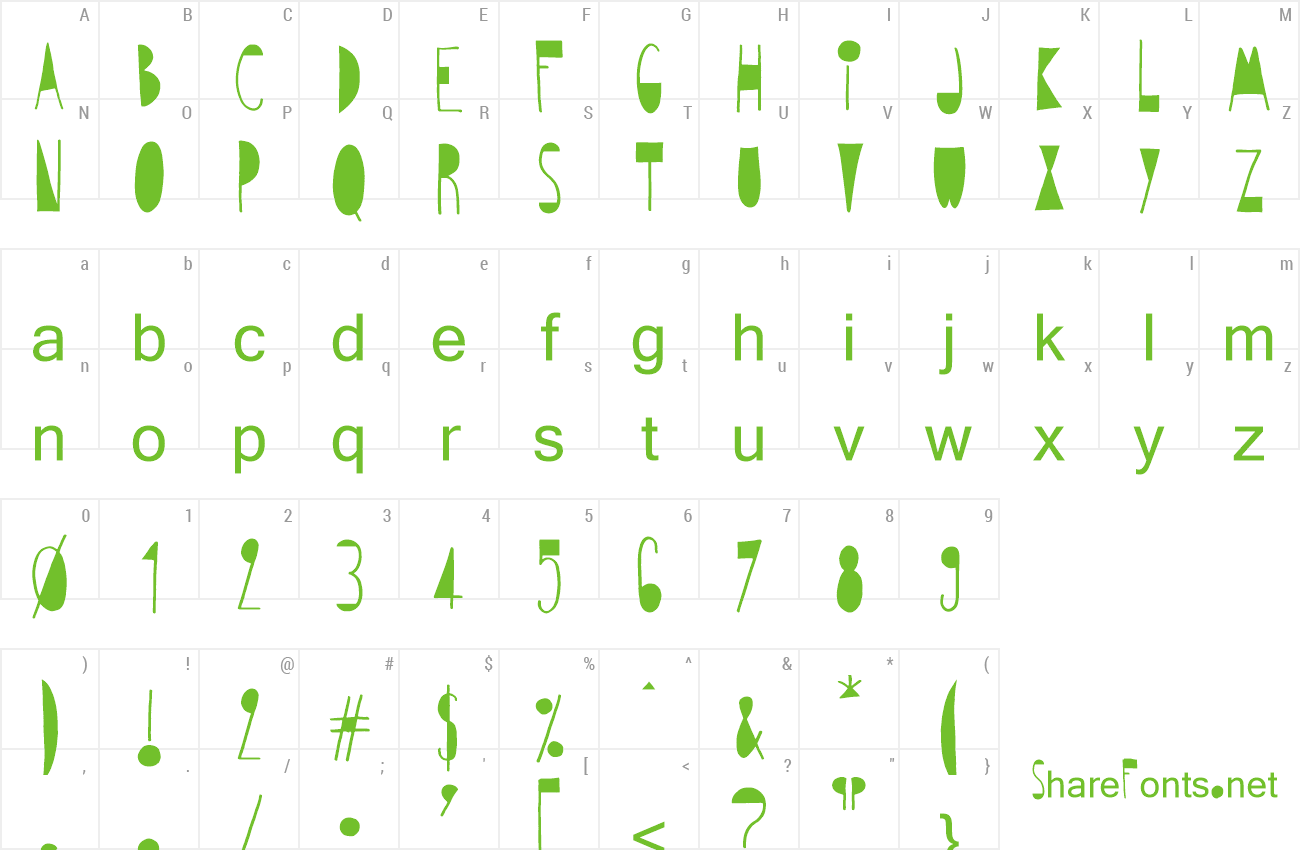 Font Avantgardiste 1934 preview